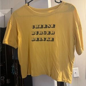 American Eagle Outfitters Yellow Crop Top